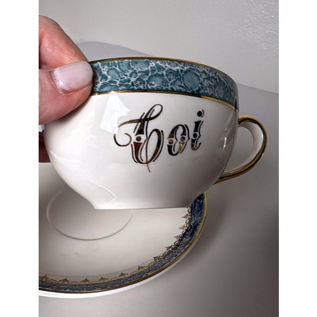 Ceramic 1950s Villeroy & Boch Glazed Faience Tete-a-Tete Set For Sale - Image 7 of 18