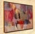 Vintage Modern Abstract Signed Original Oil Painting on Canvas For Sale - Image 4 of 5