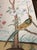 Hand-Painted Chinoiserie Garden Mural | Birds, Bamboo & Peonies | Set of 3 Panels For Sale - Image 4 of 5