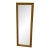 Vintage Baroque Gilt Carved Wood Full Length Mirror For Sale