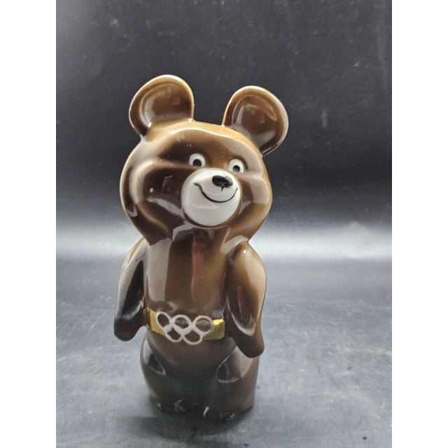XXII Moscow-1980 Olympics Games Porcelain Mascot MISHA Figurine