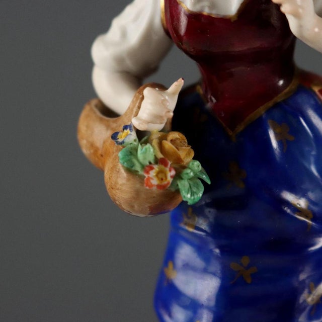 Antique Figurines from Ludwigsburg Porcelain, 1860 For Sale - Image 5 of 16