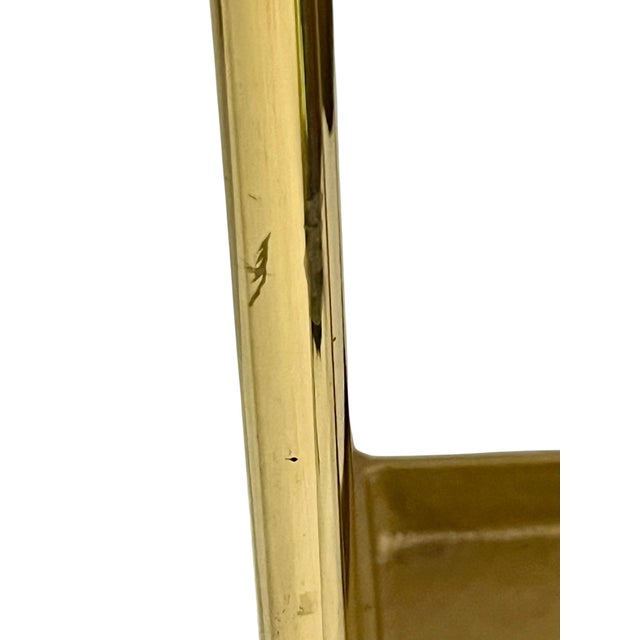 Gold Vintage Traditional English Country House Style Brass Umbrella or Stick Stand For Sale - Image 8 of 16