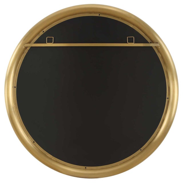 Atkinson Modern Brass Round Mirror For Sale In Chicago - Image 6 of 6