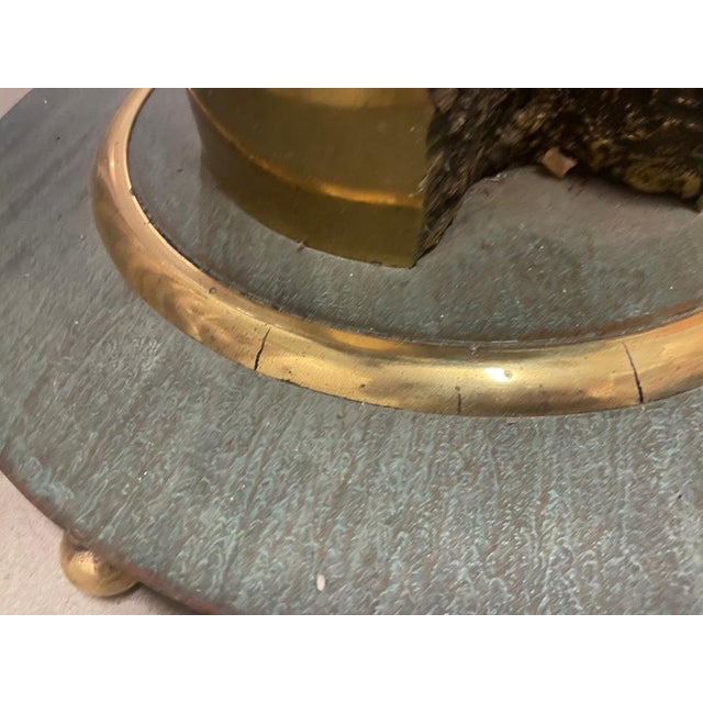 Mid-Century Italian Crystal Brass Dining Table, 1970s For Sale - Image 15 of 18