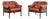 Mid-Century Oak & Leather Armchairs by Arne Norell for Coja, 1960s, Set of 2 For Sale