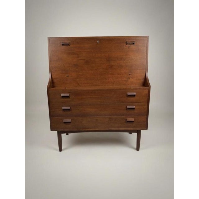 Early Model 145 Bureau in Teak and Oak from Borge Mogensen, 1950s For Sale - Image 4 of 7