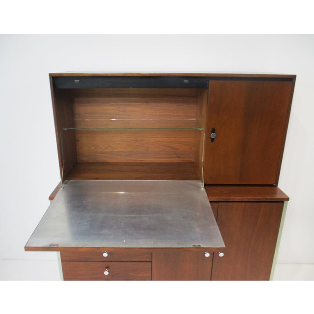 Paul McCobb Mid 20th Century Paul McCobb 2 Pc. Bar From the Connoisseur Collection by H. Saks and Sons For Sale - Image 4 of 18