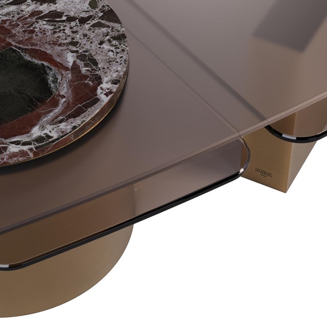 Contemporary Mississippi Center Table by Porus Studio For Sale - Image 3 of 15