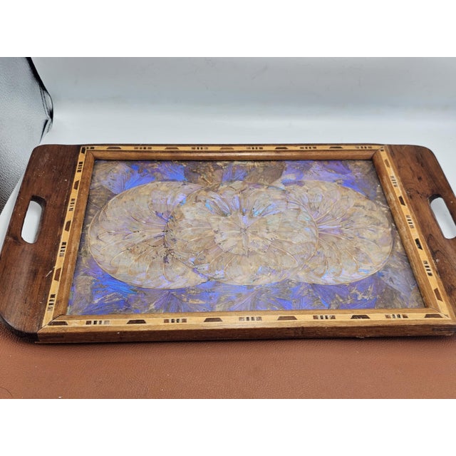 Art Deco Wooden Tray, 1920s For Sale - Image 9 of 11