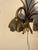 Floral Wall Lamp in Copper and Brass, 1960s For Sale - Image 6 of 11