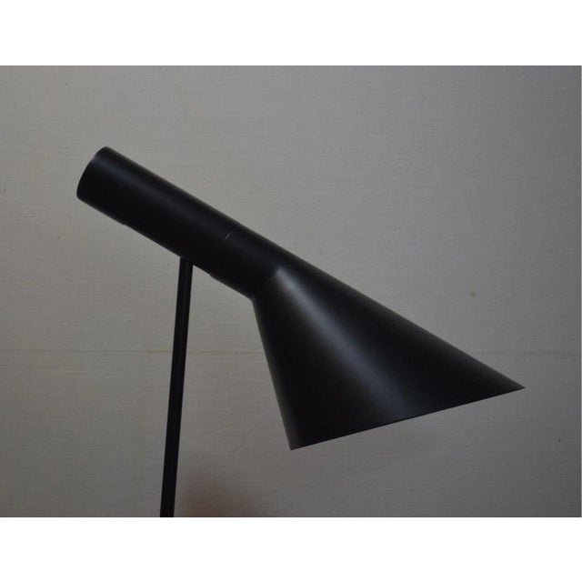 Black AJ Table Lamp by Arne Jacobsen for Louis Poulsen, Denmark, 1960s For Sale - Image 14 of 18