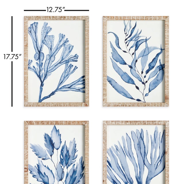 As elegant in style as they are in composition, these coral prints are signature upscale coastal chic. The soft,...
