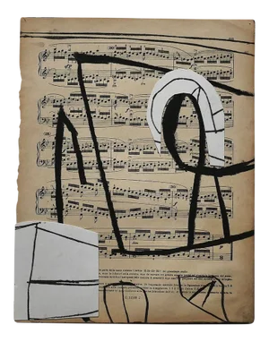 Musical Notes Mixed Media by Tommaso Cascella, 2009