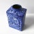 Ceramic Es Keramik Midcentury Blue and White Lava Vase, 1960s For Sale - Image 7 of 8