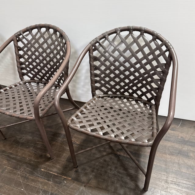 Brown Jordan Outdoor Armchairs, Set of Three For Sale - Image 11 of 12