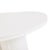 White Elora White Lacquer Oval Dining Table For Sale - Image 8 of 10