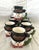 Ceramic Vintage Set of 8 Fitz & Floyd Holiday "Top Had Snowman" Mugs For Sale - Image 7 of 10