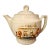 Vintage 1930s Porcelier Vitreous China "Colonial Hearth Teapot For Sale