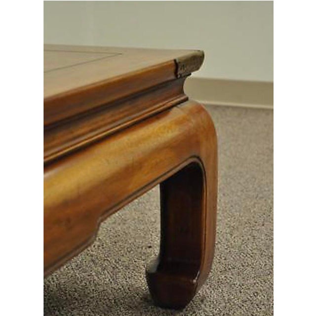 Vintage Henredon Asian Ming Style Oak Coffee Table Chairish