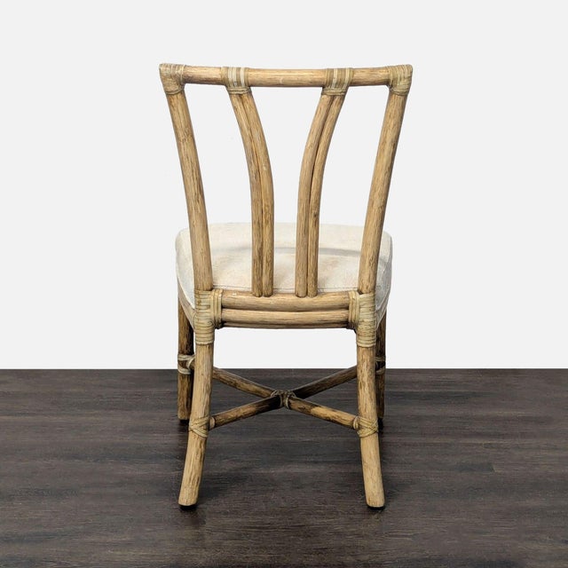 Set of Ten McGuire Bamboo Dining Chairs For Sale - Image 12 of 18