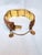 Vintage Mid‑Century Chinese Solid Cast Brass Fú‑Lù‑Shòu Blessings Bracelet For Sale - Image 4 of 13