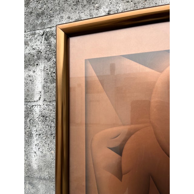 An & Joël Martel 1925 Paris International Exhibition of the Decorative Arts and Industries Framed Art Deco Poster. For Sale - Image 15 of 16