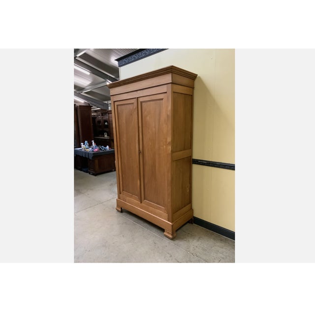 Antique Wardrobe in Ash, 1880 For Sale - Image 4 of 10