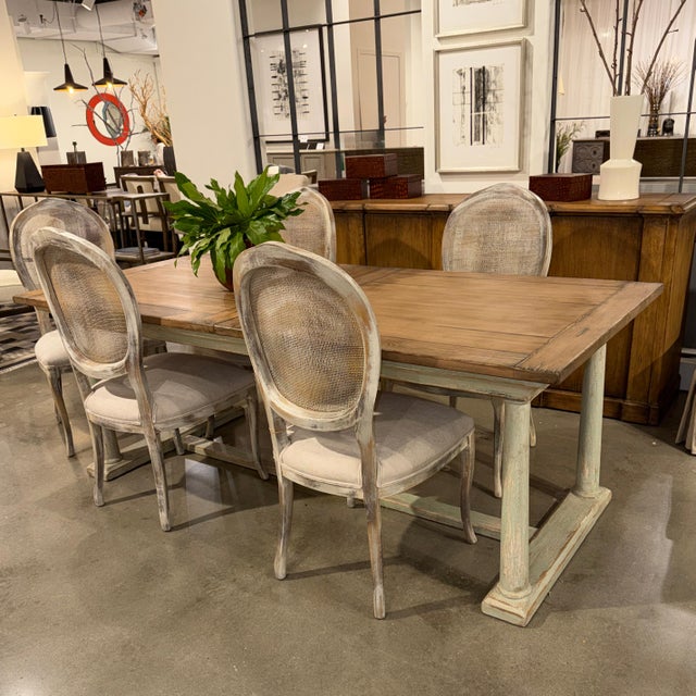 French Provincial Extension Dining Table For Sale - Image 14 of 14