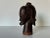Vintage African Hand Carved Wood Head Bust Sculpture For Sale - Image 4 of 9