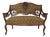Victorian Walnut Parlor Suite – Settee & Platform Rocker (C. 1890–1910) For Sale