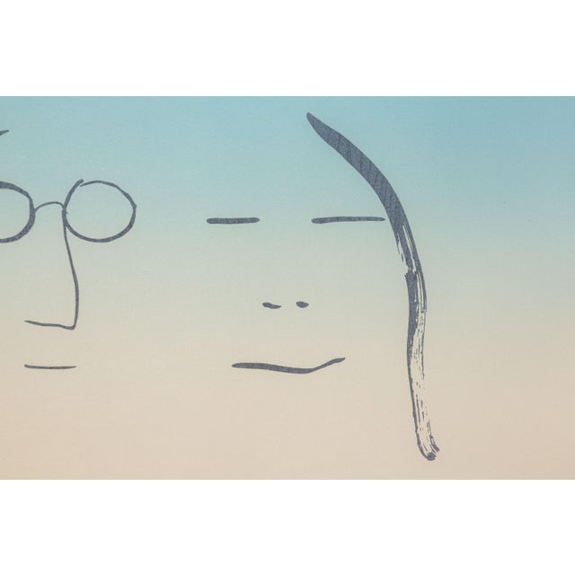 An iconic and intimate image originally drawn by John Lennon in 1969 using traditional sumi ink, "Two is One" captures the...