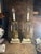 1850s Cornelius Style Brass Floral Basket Girandole Mantel Lamps - Pair For Sale - Image 11 of 11