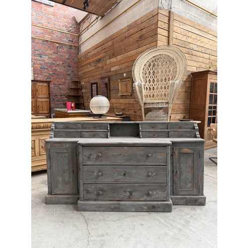 This antique apothecary cabinet has been fully restored. The upper section features 8 small, functional drawers and a...