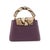 Louis Vuitton Louis Vuitton Capucines Mini Taurillon Leather Python Gold Hardware Tote Bag For Sale - Image 4 of 10