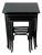 Vienna Art Nouveau Black Stained Nesting Tables from Thonet, 1900s, Set of 4 For Sale