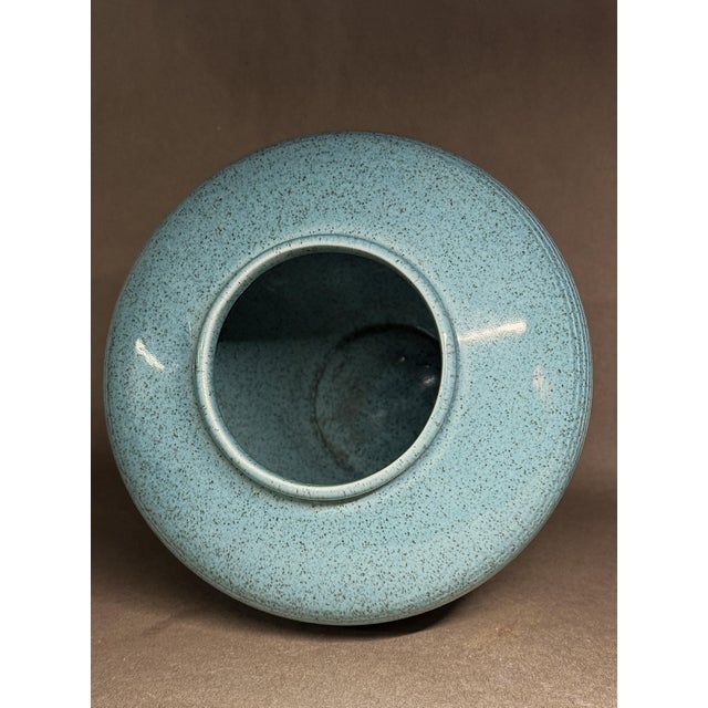 Red Wing Pottery Mid-Century Modern 7.5" Tall Vase Made in America For Sale - Image 4 of 5