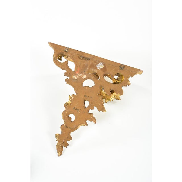 Antique Rococo Gilt Wood Wall Brackets A Pair Chairish