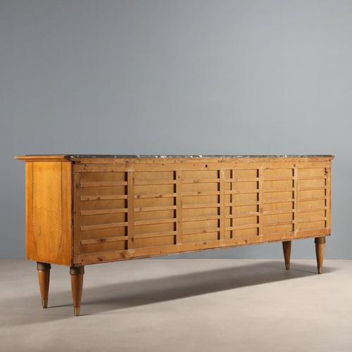 Buffet with Marble Top, 1950s For Sale - Image 11 of 12
