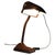 Industrial Bronze Articulated Desk Lamp with Enamel Trough Shade, 1930s For Sale - Image 13 of 13