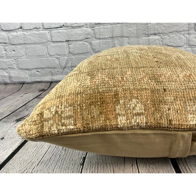 20 x 20 Rug Pillow Sapphire Dreams Turkish Pillow Cushion Cover For Sale - Image 4 of 4