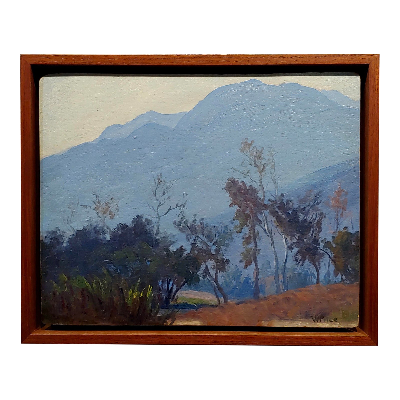 1910s William Henry Price Early California Landscape Oil Painting