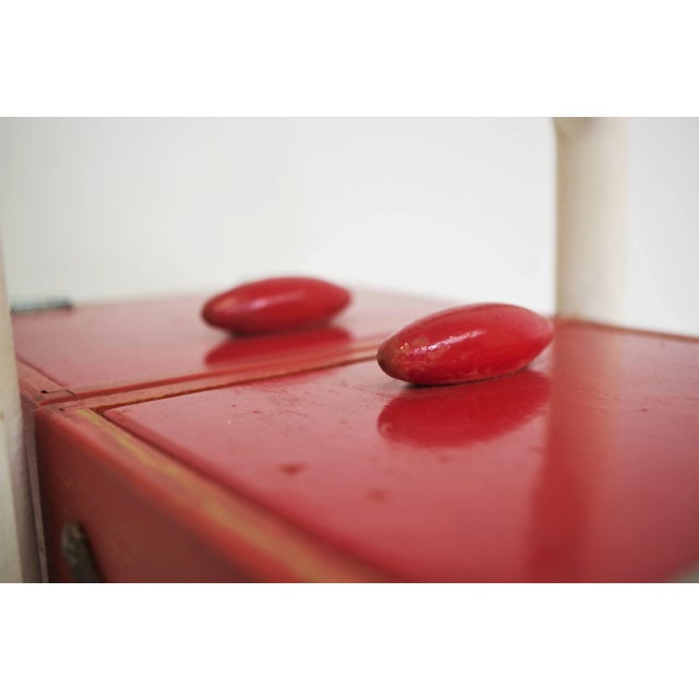 Red Dressmaker's Box, 1960s For Sale - Image 8 of 18