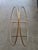 Vintage Mid-Century Modern Brass Hoop Wire Log Holder & Record Rack For Sale - Image 10 of 17
