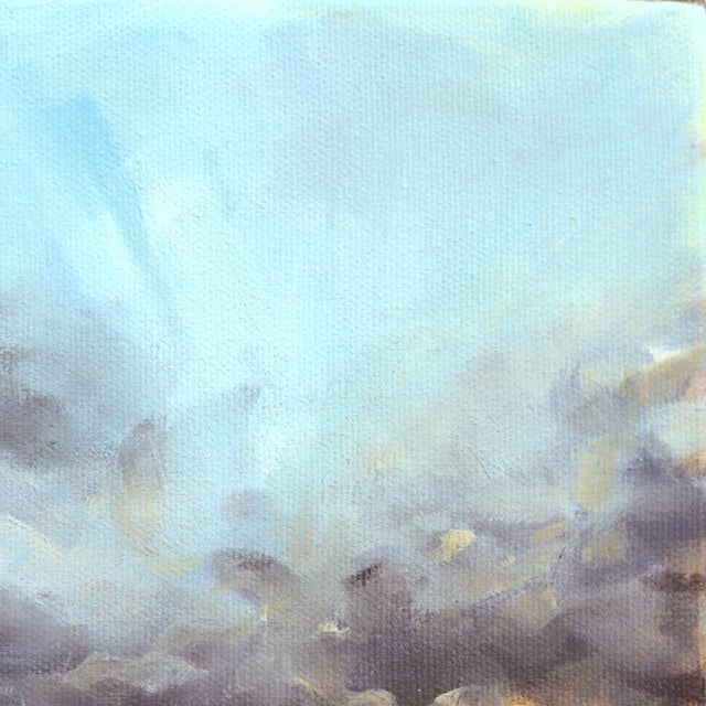 2020s Limitless II - Original Atmospheric Landscape Acrylic and Graphite Painting on Canvas For Sale - Image 5 of 9