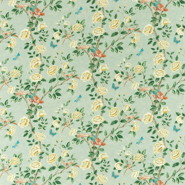 Sanderson Andhara Fabric in Seaglass For Sale
