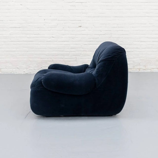 Late 20th Century Malu Lounge Chair by Diego Mattu for 1p Italy 1970s For Sale - Image 5 of 14