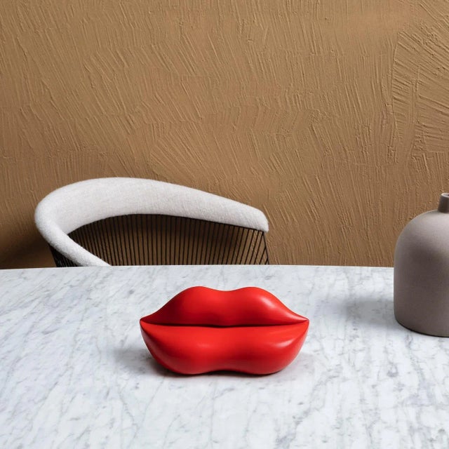Gufram Guframini Bocca Lips Miniature Sofa Couch 1:8 Object Collectible by Studio 65 Gufram Made in Italy For Sale - Image 10 of 15