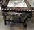 Vintage Chinese Rosewood Mother-of-Pearl Inlaid Dining Set – Rectangular Table + 6 Chairs With Marble Tops For Sale - Image 10 of 12