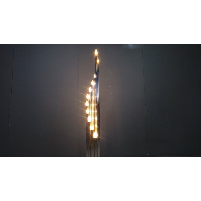 Vintage Chrome Floor Lamp by Goffredo Reggiani, 1970s For Sale - Image 11 of 13